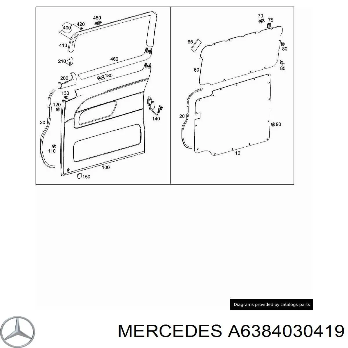  Mercedes A6384030419 ціна, від 10.08 USD