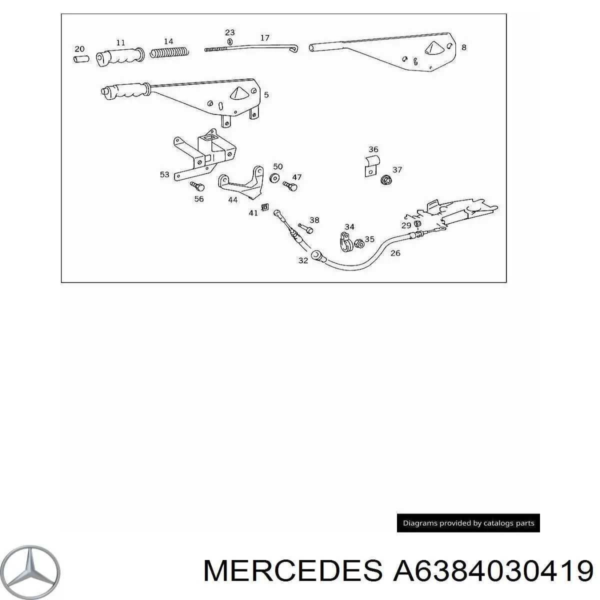 Купити A6384030419 Mercedes 