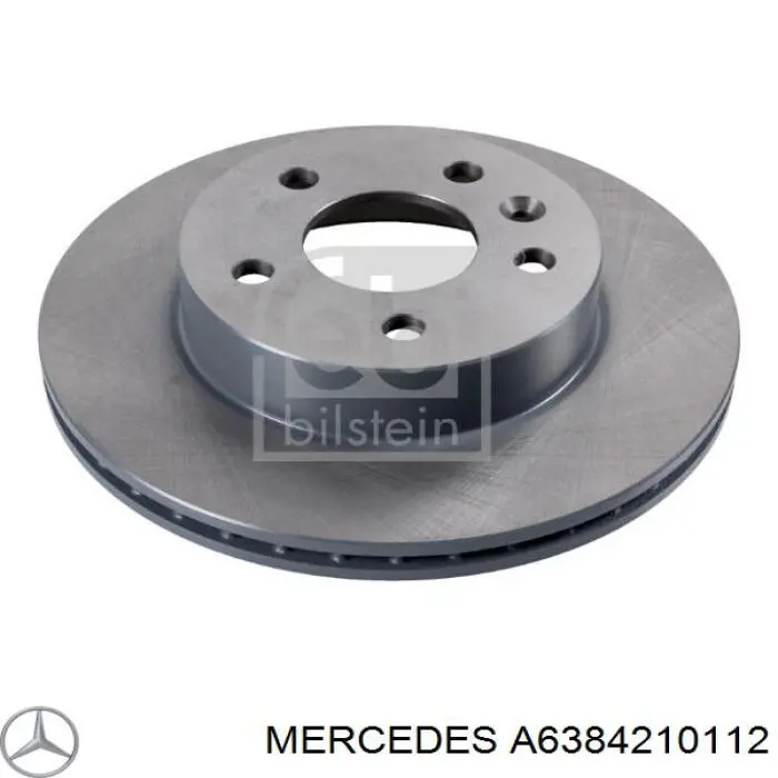 A6384210112 Mercedes Гальмо дискове переднє