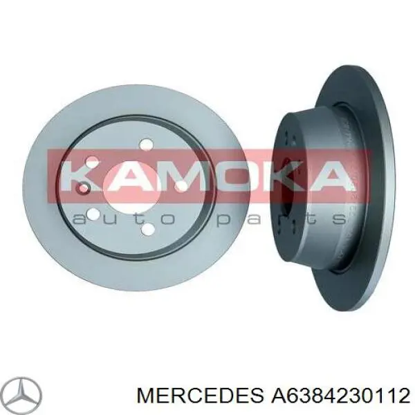 Задні дискові гальма Mercedes A6384230112 ціна, від 26.26 USD