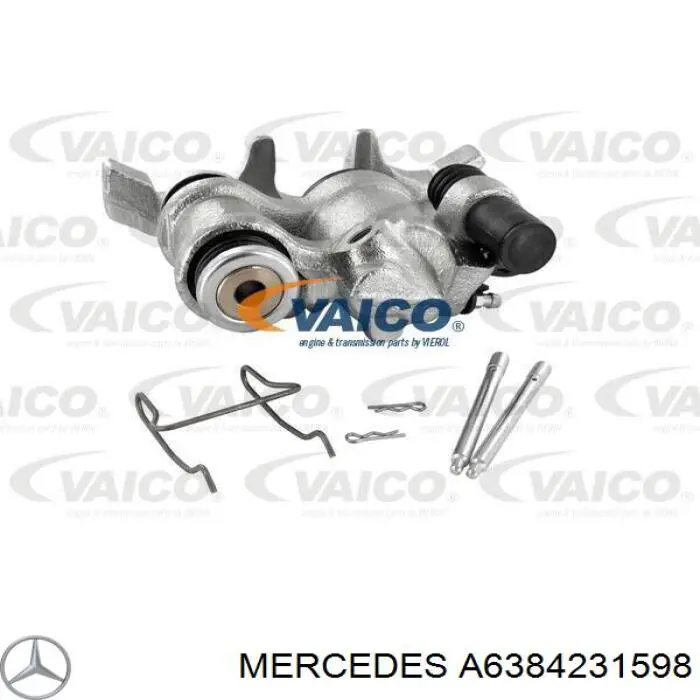 Супорт гальмівний задній правий Mercedes A6384231598 ціна, від 41.59 USD