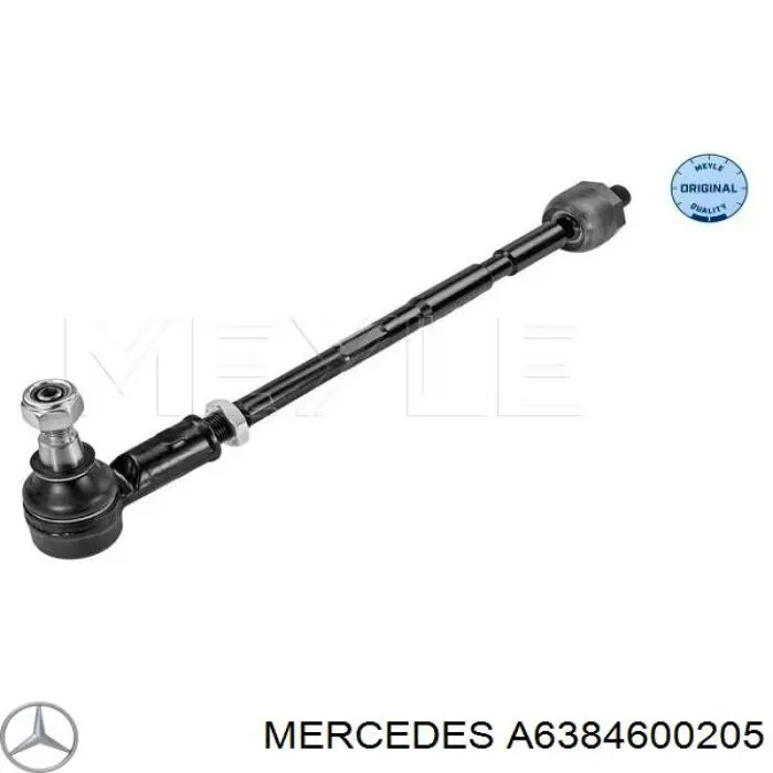 Тяга рульова в зборі Mercedes A6384600205 ціна, від 33.95 USD