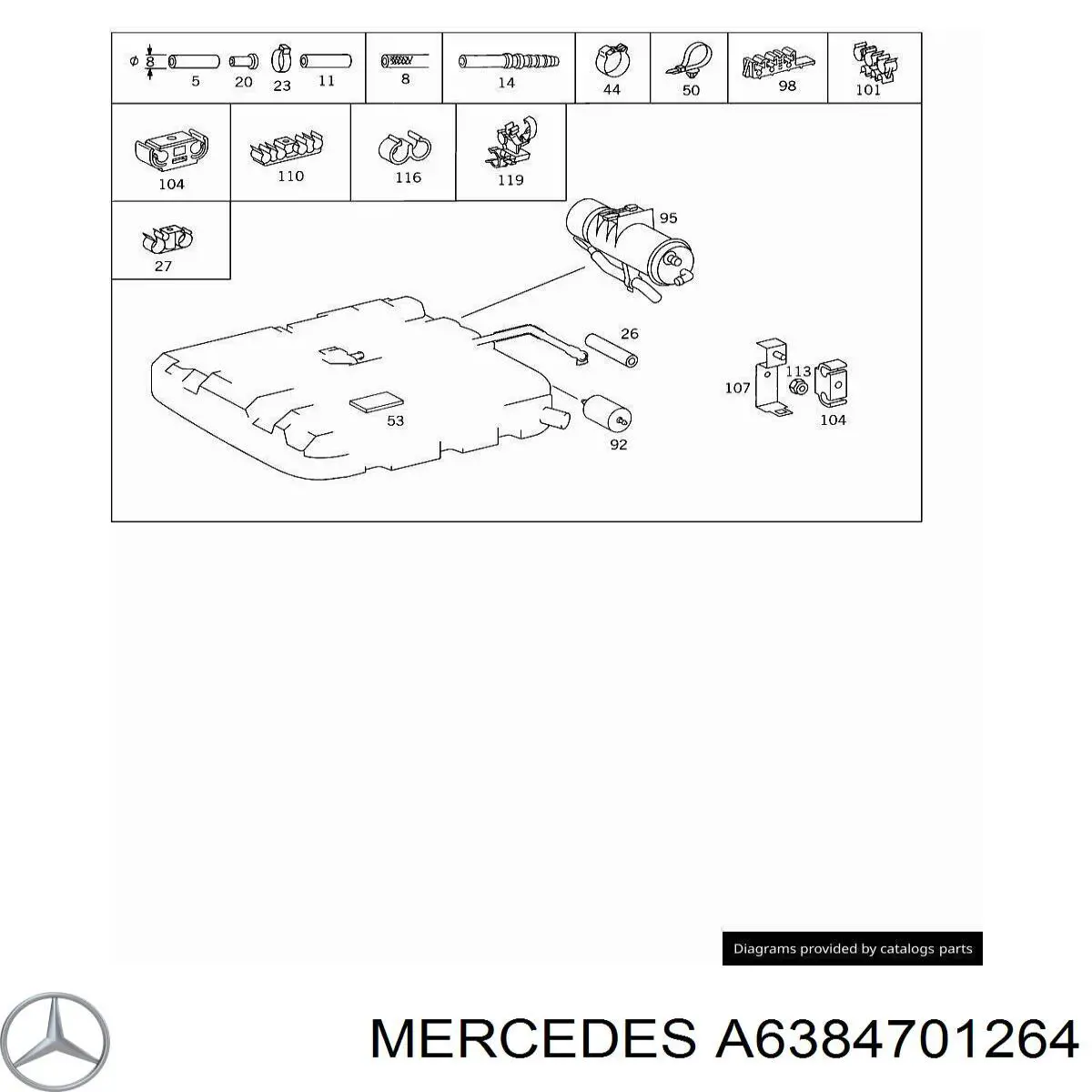 A6384701264 Mercedes 