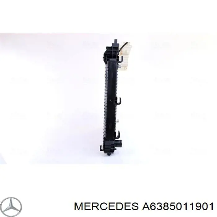 A6385011901 Mercedes Радіатор охолодження двигуна