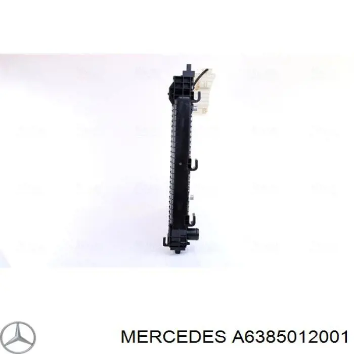 A6385012001 Mercedes радіатор охолодження двигуна