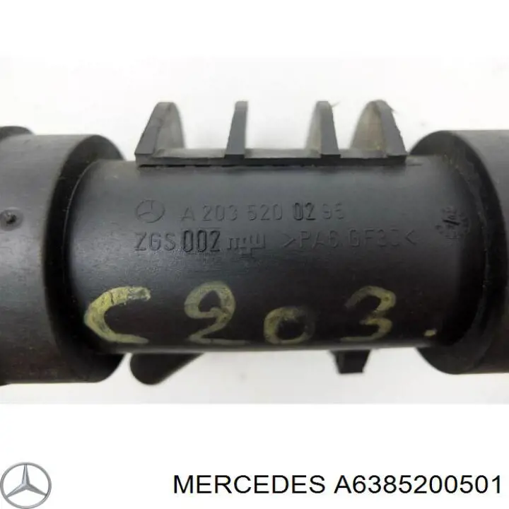 Купити A6385200501 Mercedes Шланг/патрубок интеркуллера