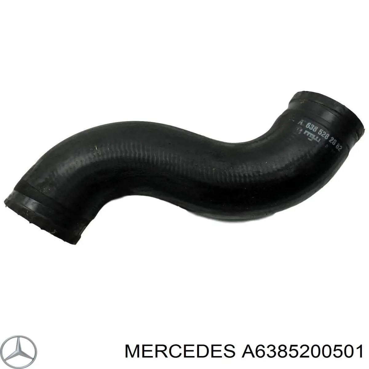 6385200501 Mercedes шланг/патрубок інтеркулера, нижній
