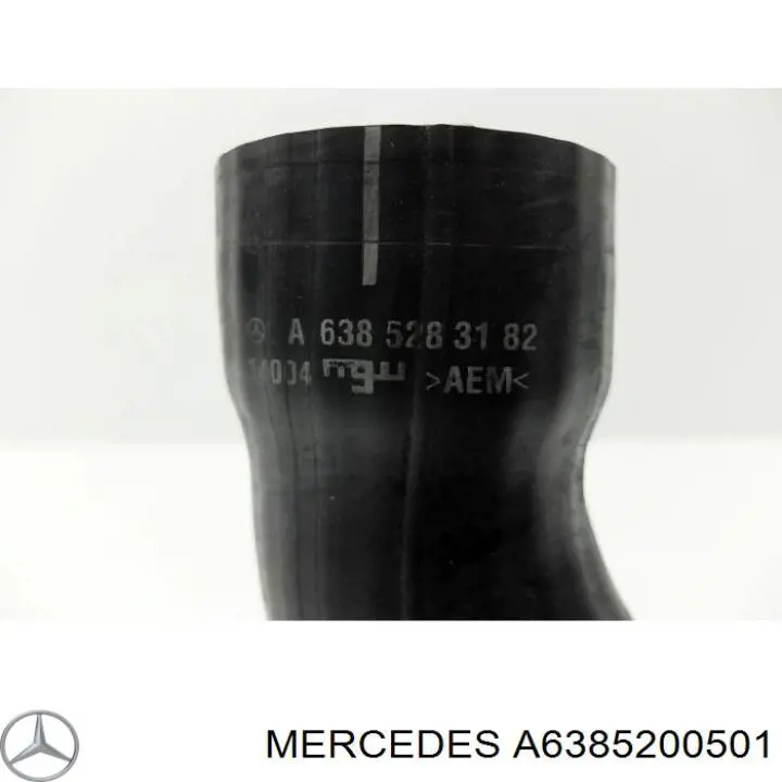 Шланг/патрубок интеркуллера Mercedes A6385200501 ціна, від 11.26 USD