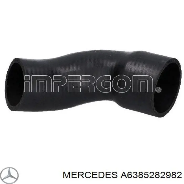A6385282982 Mercedes шланг/патрубок інтеркулера, нижній