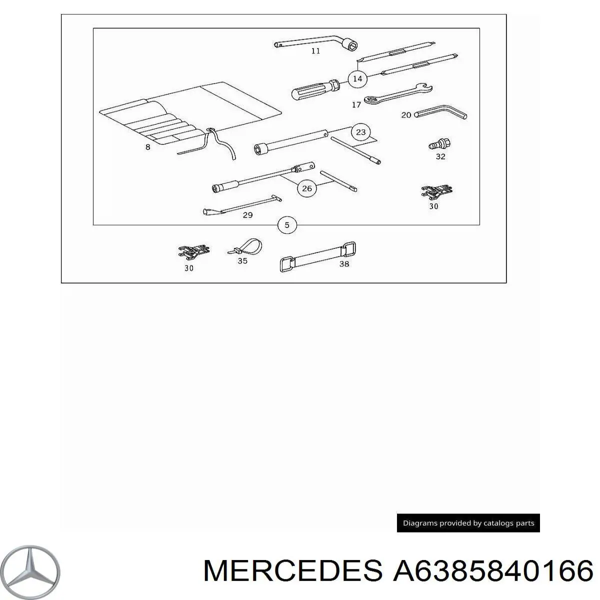 Купити A6395843238 Mercedes 