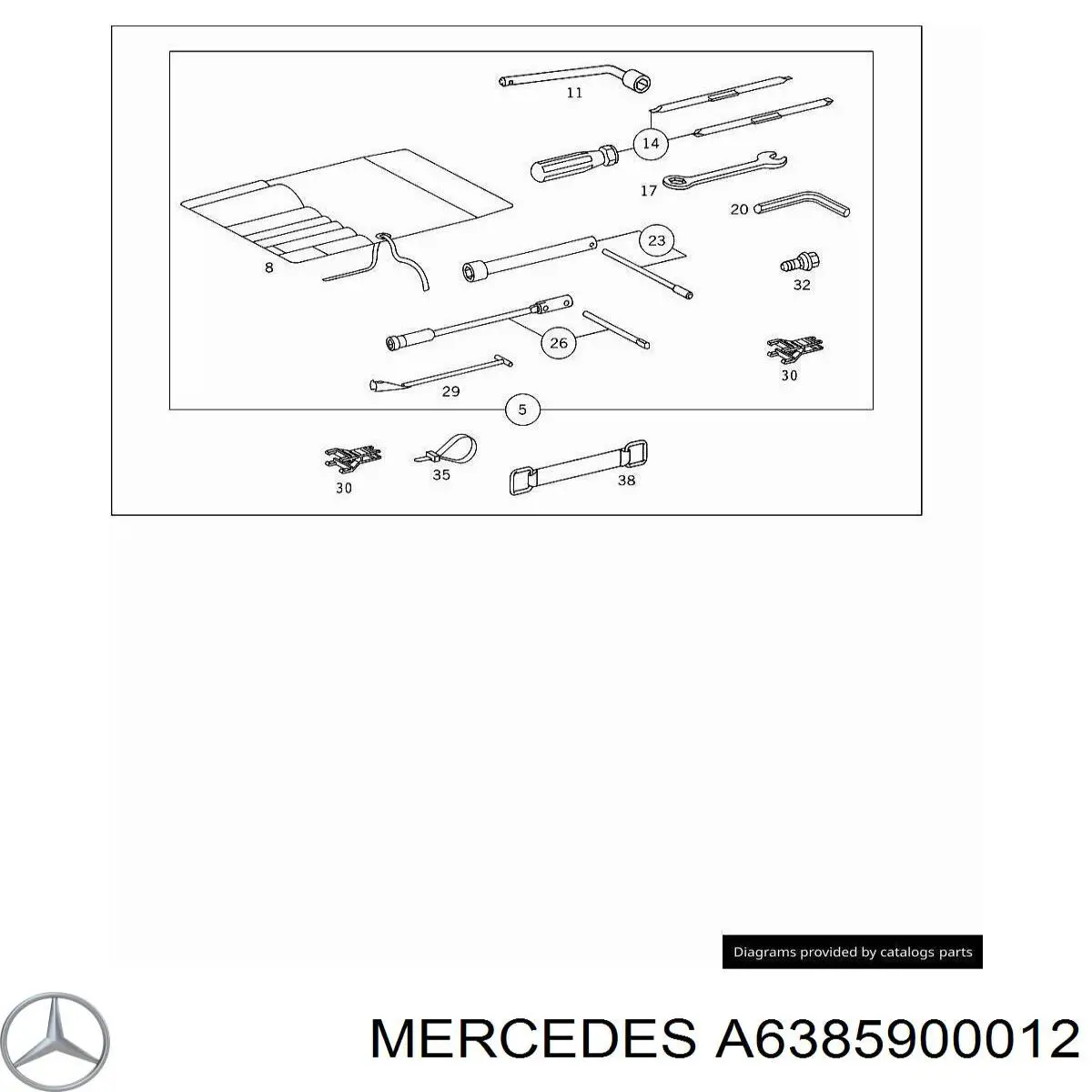 A6385900012 Mercedes 