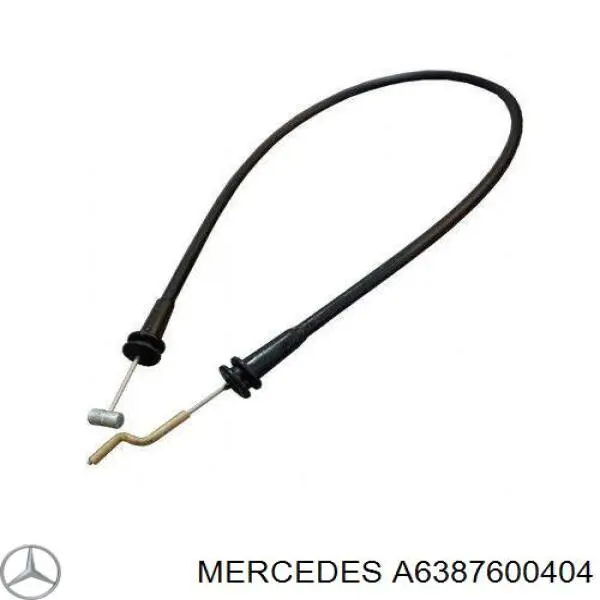 A6387600404 Mercedes Трос/тяга відкривання замка дверей передніх