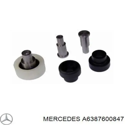 Ролик двері бічної/зсувної, правий центральний Mercedes A6387600847 ціна, від 16.96 USD