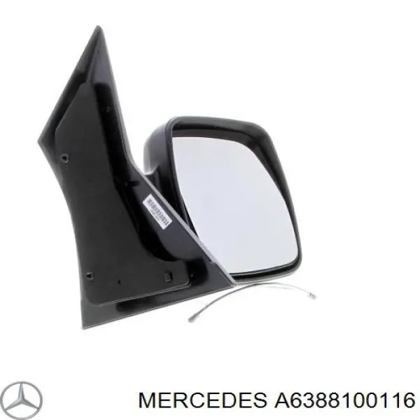 Праве бічне дзеркало Mercedes A6388100116 ціна, від 32.73 USD