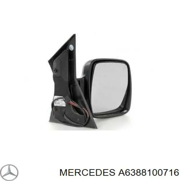 Праве бічне дзеркало Mercedes A6388100716 ціна, від 47.30 USD