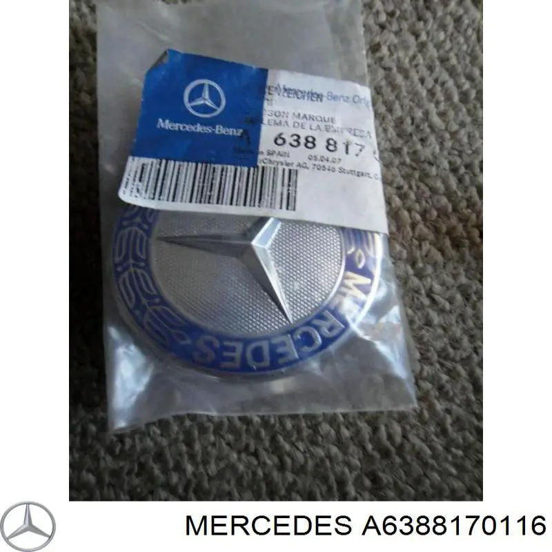 Фірмовий значок капота Mercedes A6388170116 ціна, від 19.00 USD