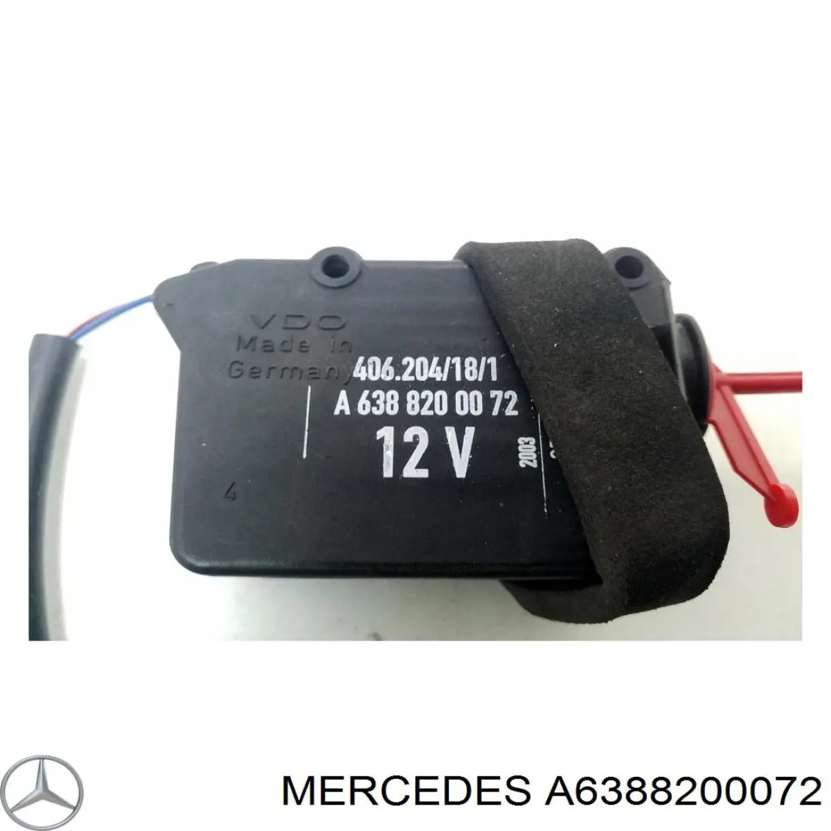 A6388200072 Mercedes Мотор-привод відкриття лючка бака