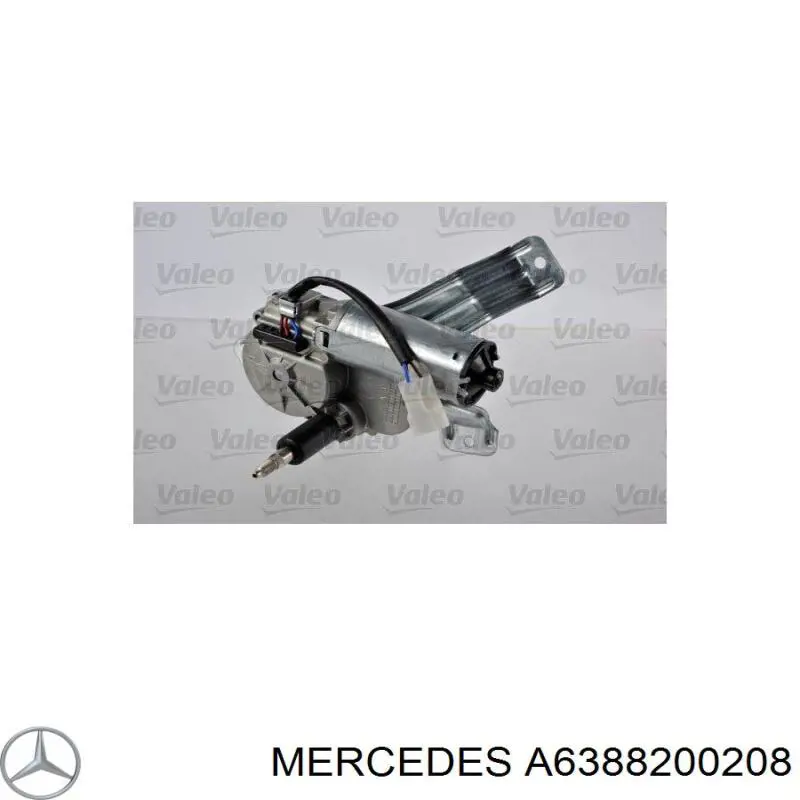 Склоочисник дверей задка Mercedes A6388200208 ціна, від 202.14 USD