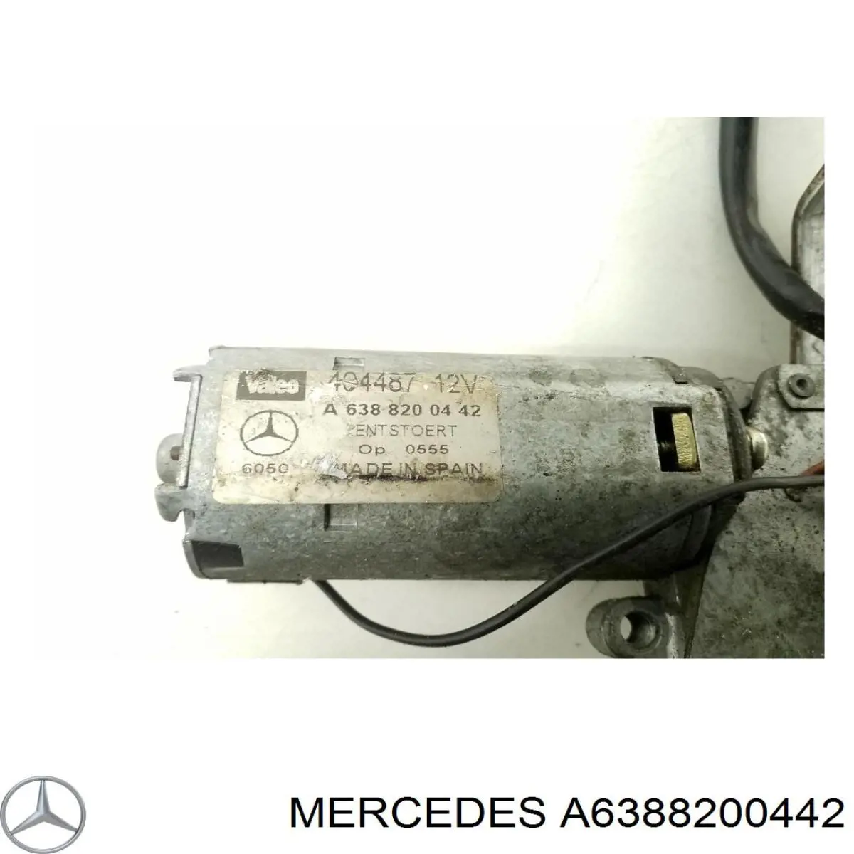 A6388200442 Mercedes Моторчик заднього двірника