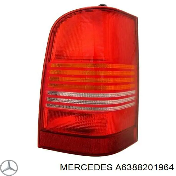 Задні ліхтарі Mercedes A6388201964 ціна, від 41.19 USD