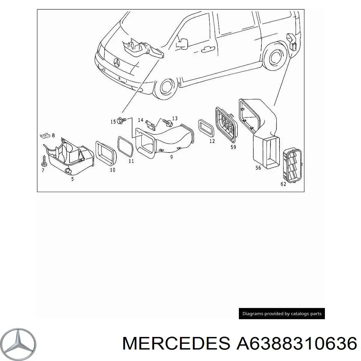 A6388310636 Mercedes 