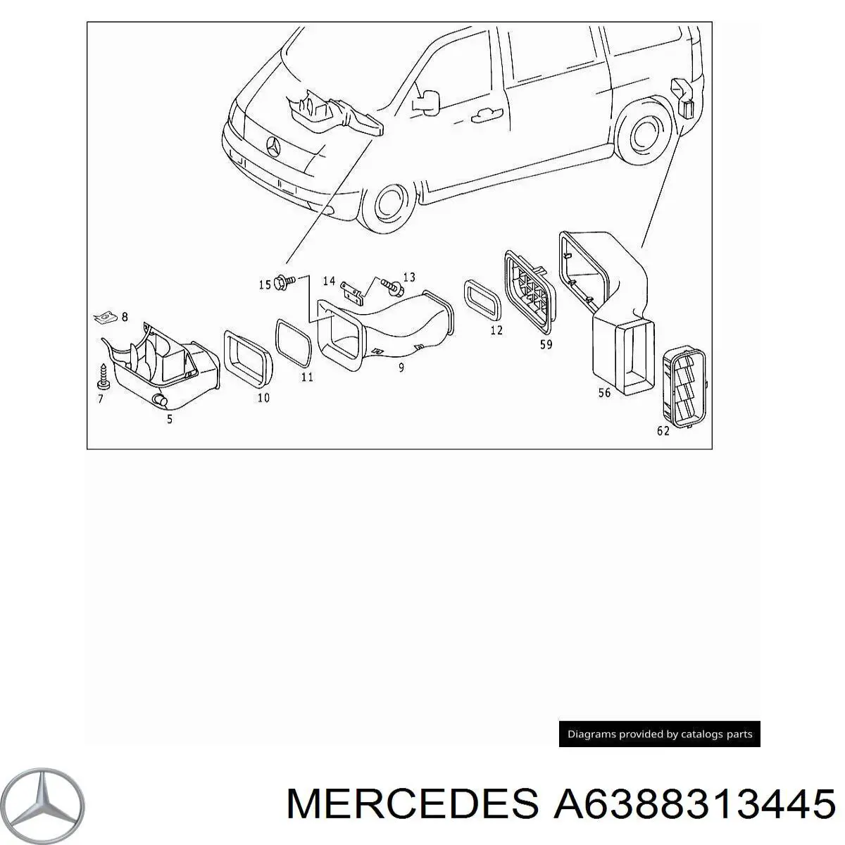 A6388313445 Mercedes 