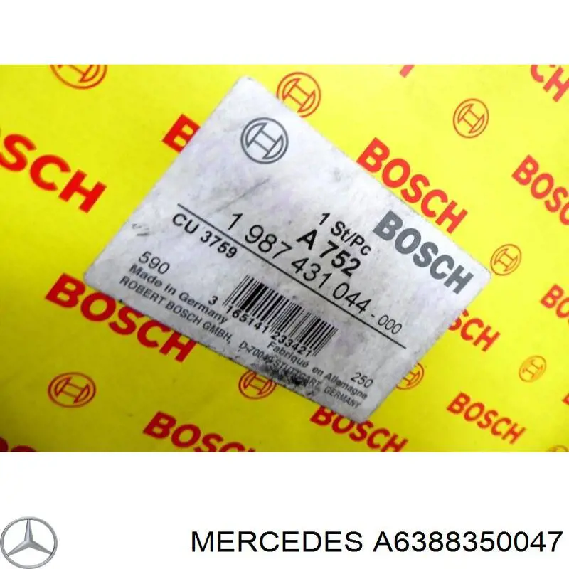 Фільтр повітряний обігрівача Mercedes A6388350047 ціна, від 7.31 USD