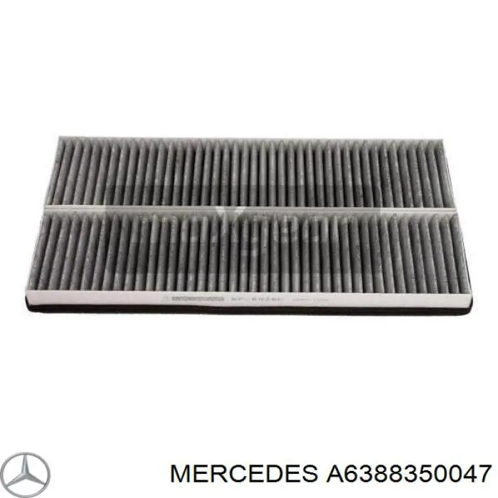 A6388350047 Mercedes Внутрішньосалонний фільтр