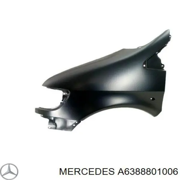 Купити A6388801006 Mercedes Крило переднє ліве