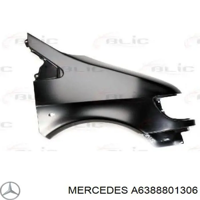 A6388801306 Mercedes Переднє ліве крило