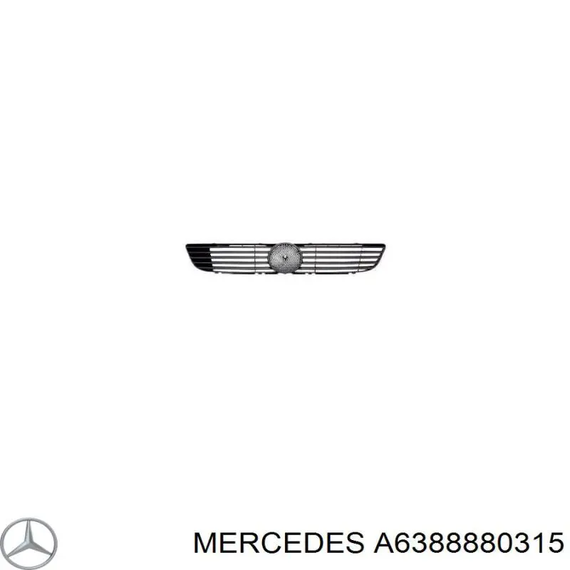 A6388880315 Mercedes решітка радіатора