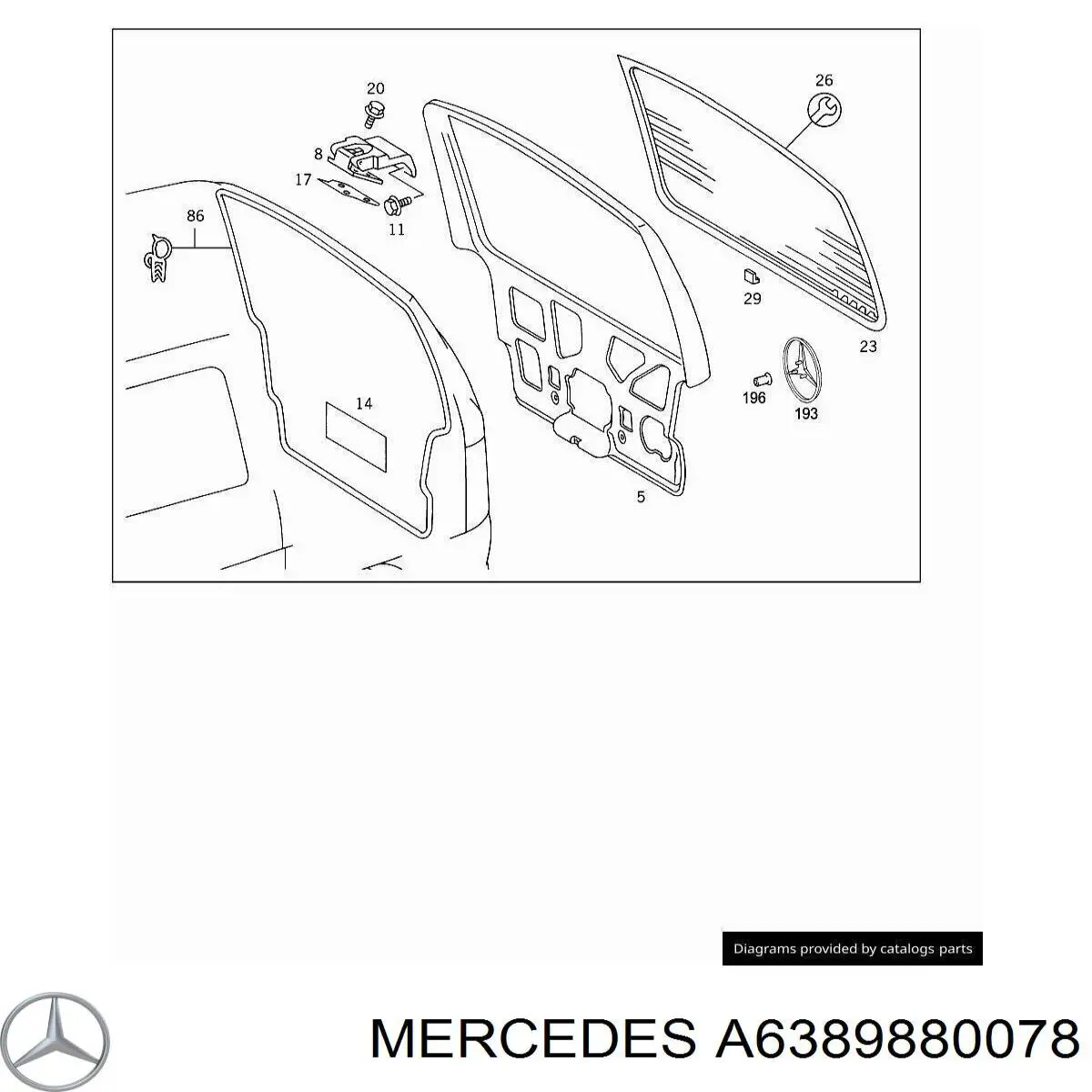 Купити A6399910270 Mercedes 