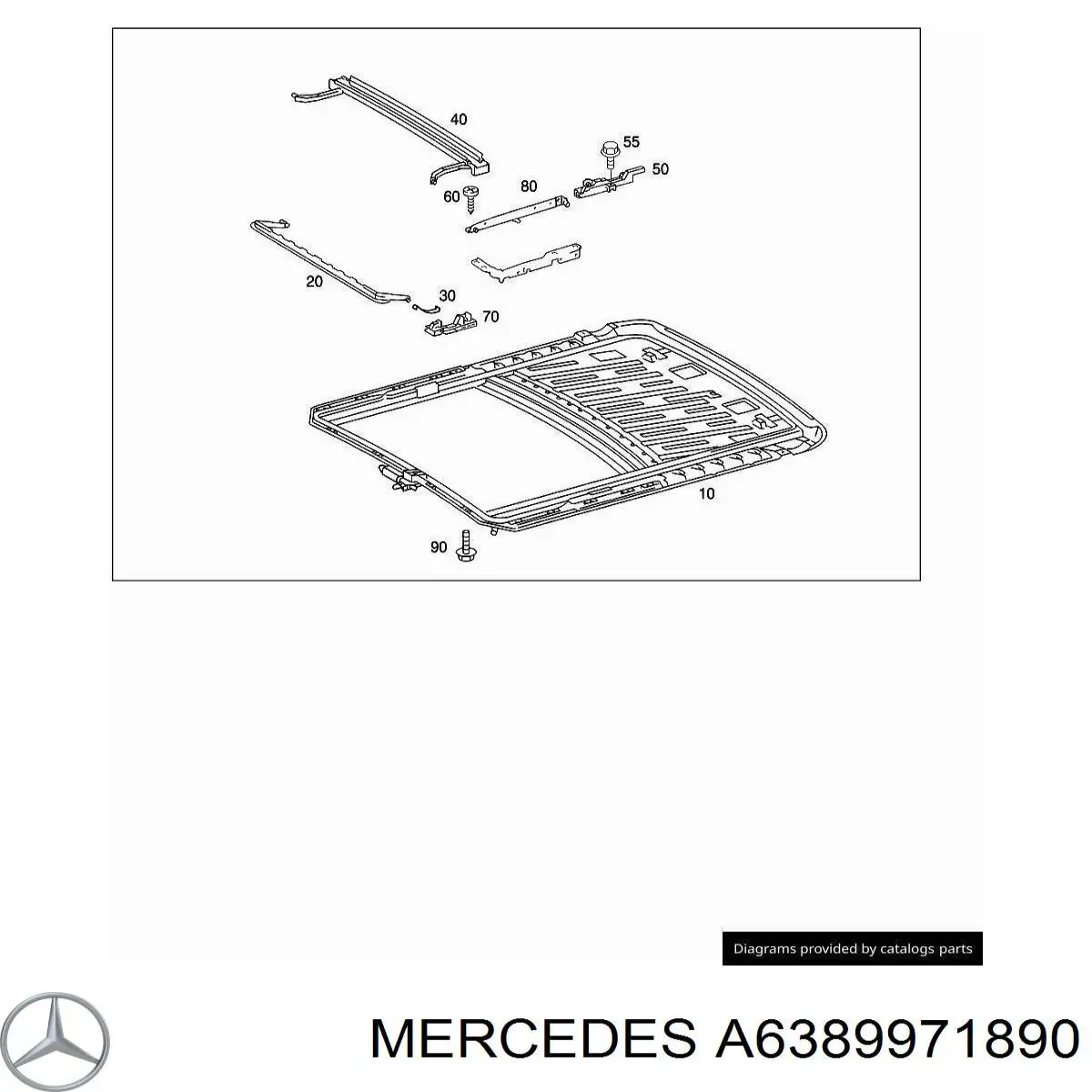 A6389971890 Mercedes Хомут пластиковий універсальний