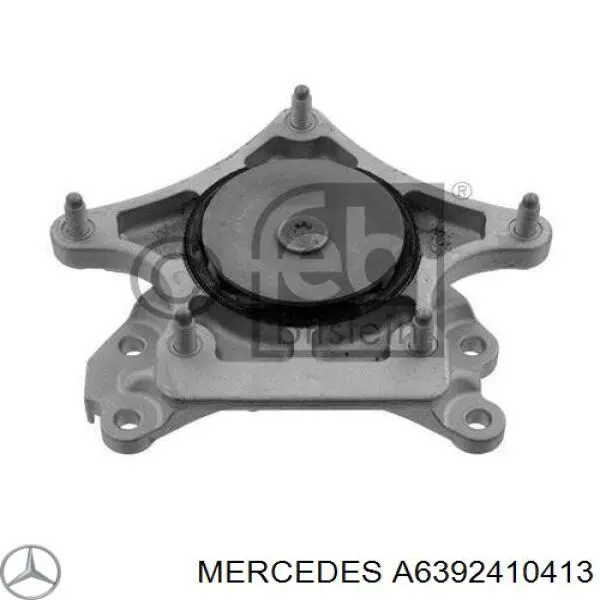 Подушка (опора) двигуна, передня Mercedes A6392410413 ціна, від 29.14 USD