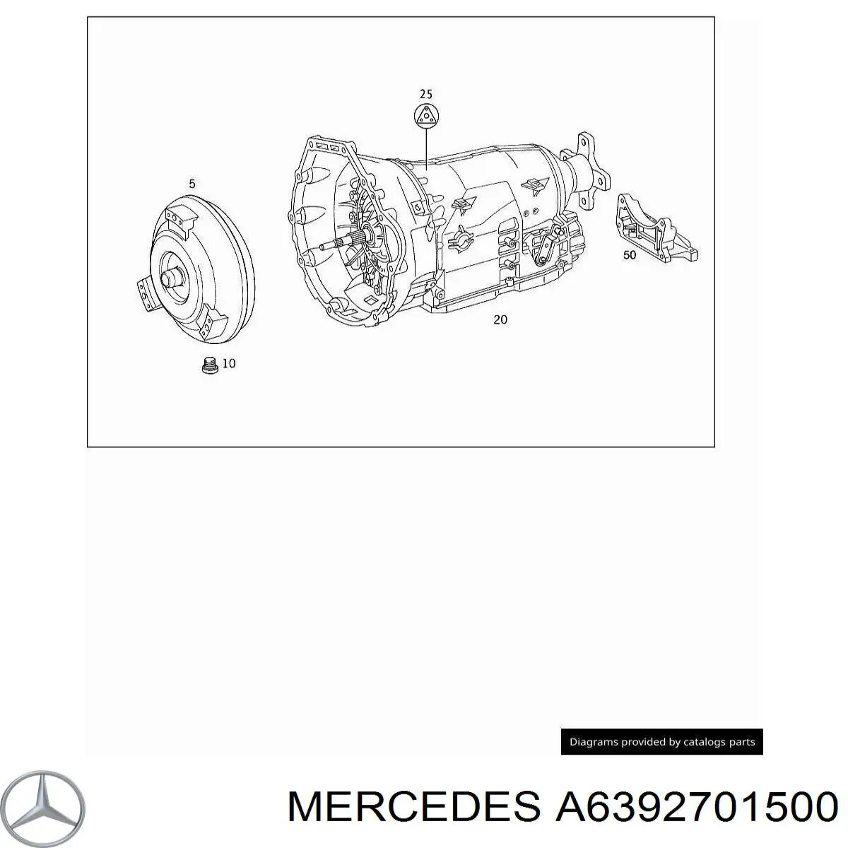 A6392701500 Mercedes Автоматична коробка передач