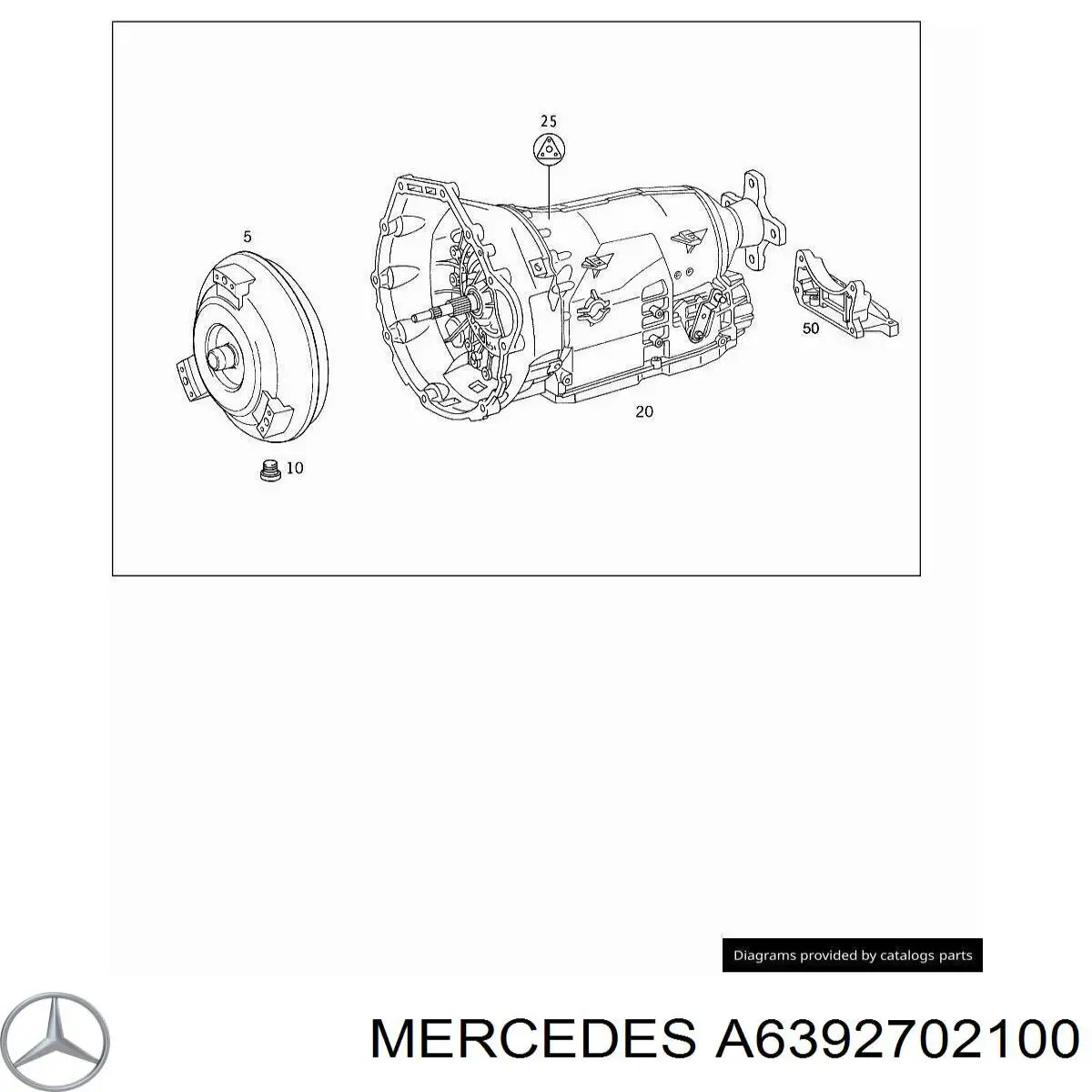Купити A639270210080 Mercedes АКПП в зборі (автоматична коробка передач)