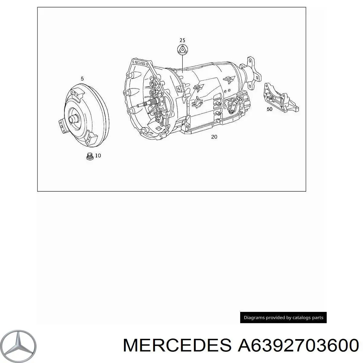 A6392703600 Mercedes Автоматична коробка передач
