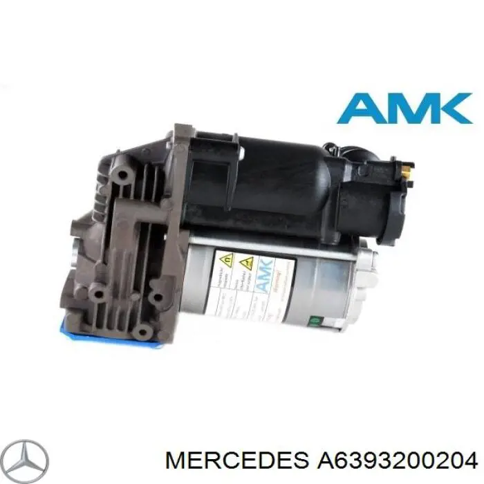 A6393200204 Mercedes компресор пневмопідкачкою (амортизаторів)