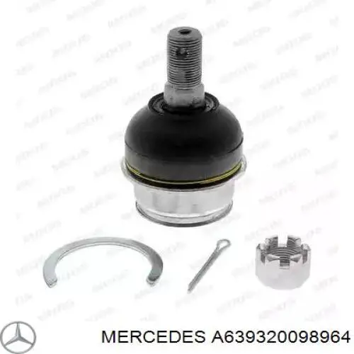 A639320098964 Mercedes Стійка стабілізатора, переднього, ліва