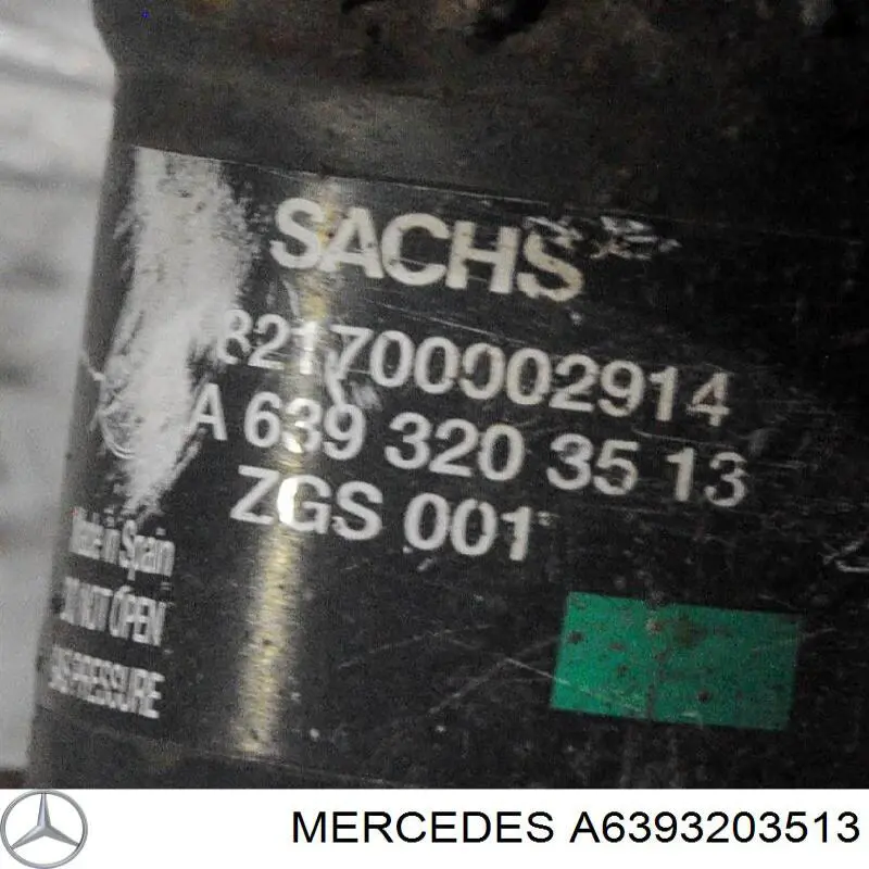 Амортизатори передні Mercedes A6393203513