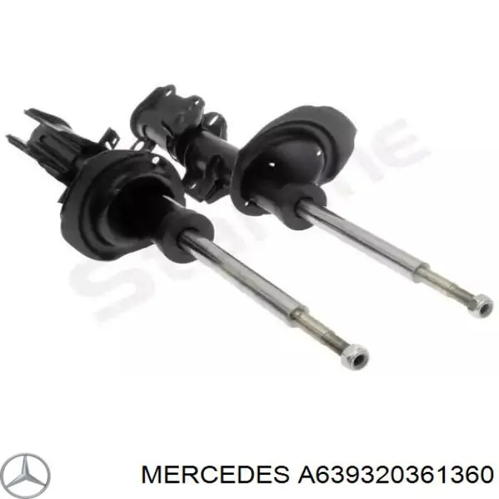 Стойка амортизатора передняя Mercedes A639320361360 ціна, від 48.77 USD