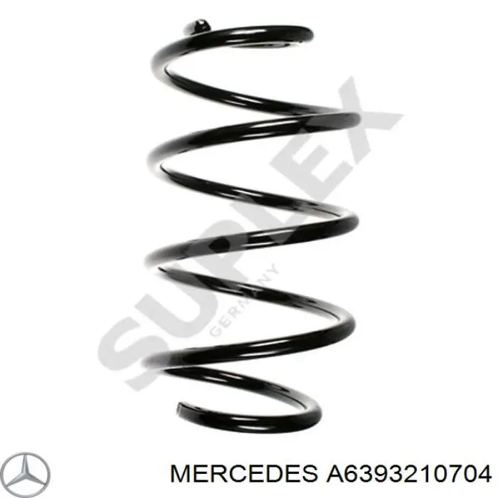Пружина передня Mercedes A6393210704 ціна, від 28.94 USD