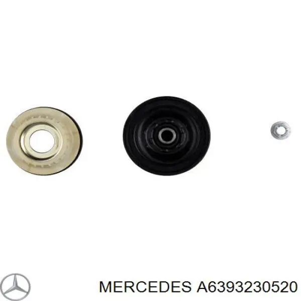 Опора стійки амортизатора переднього Mercedes A6393230520 ціна, від 21.39 USD