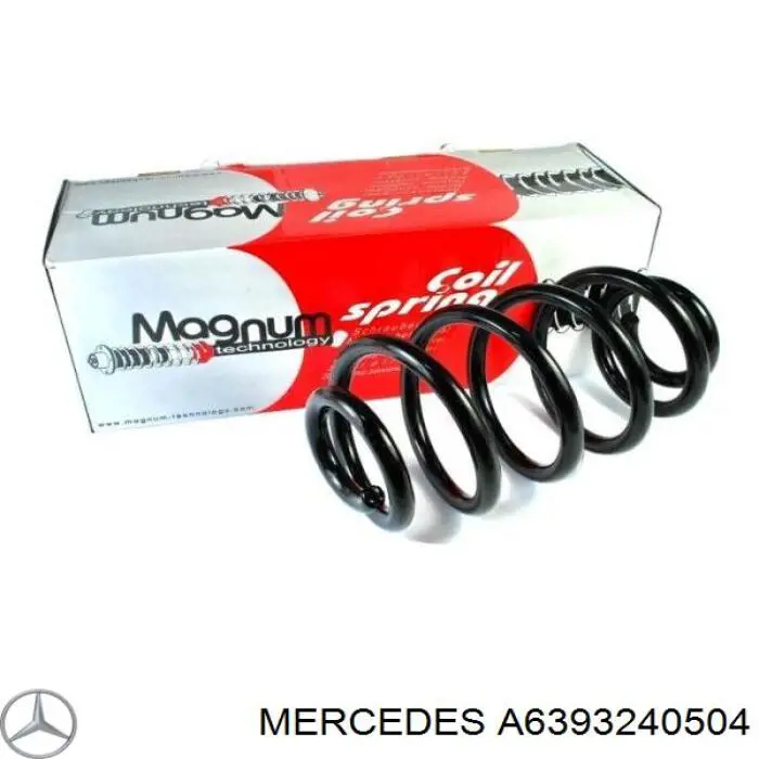 Пружина задня Mercedes A6393240504 ціна, від 37.94 USD