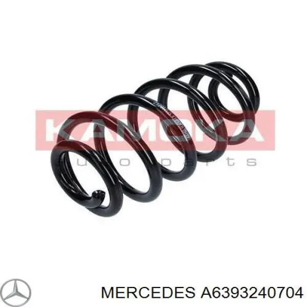 A6393240704 Mercedes Пружина підвіски задня