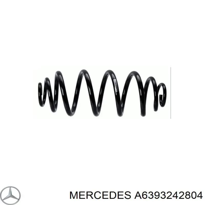 A6393242804 Mercedes пружина задня