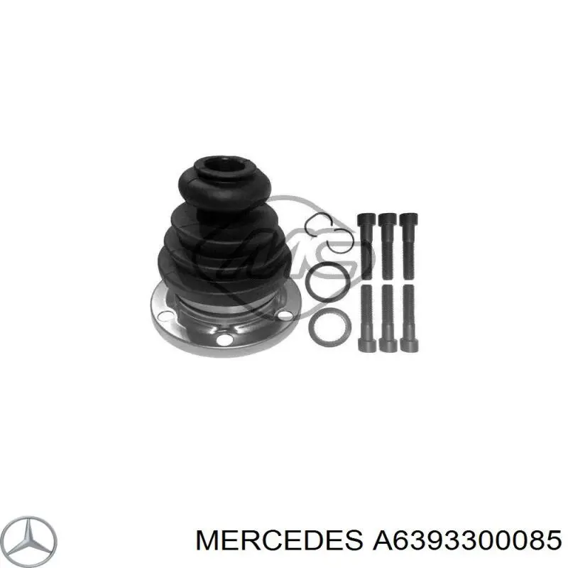 A6393300085 Mercedes Пильник ШРУСа зовнішній, передній піввісі