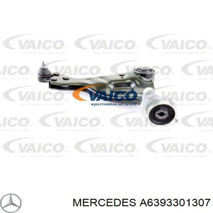 Важіль передньої підвіски нижній, правий Mercedes A6393301307 ціна, від 77.39 USD