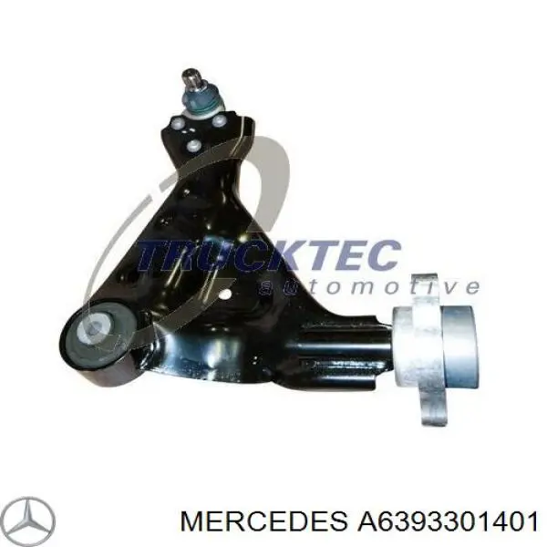 Важіль передній лівий Mercedes A6393301401 ціна, від 75.63 USD
