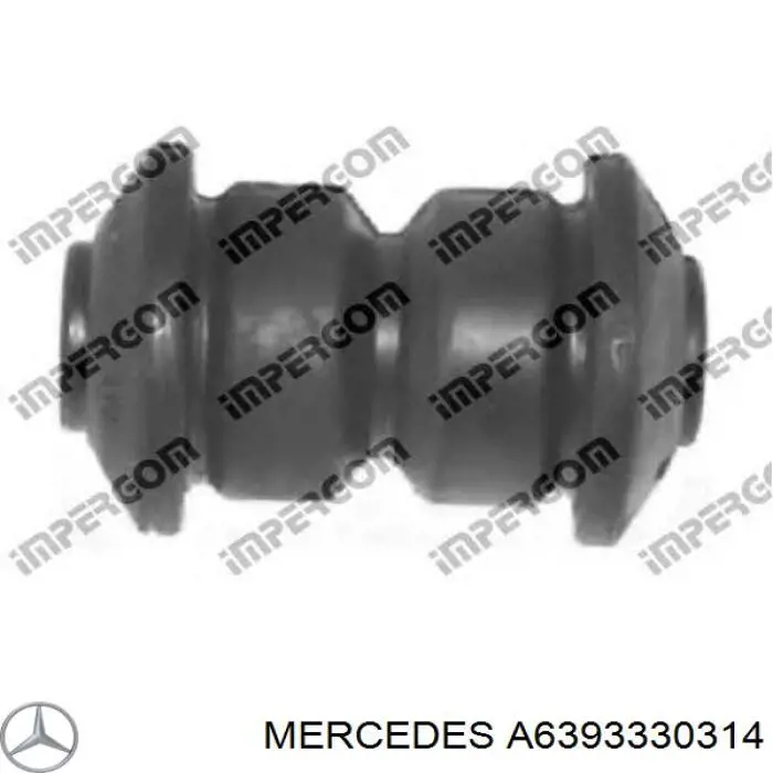 A6393330314 Mercedes сайлентблок переднього нижнього важеля